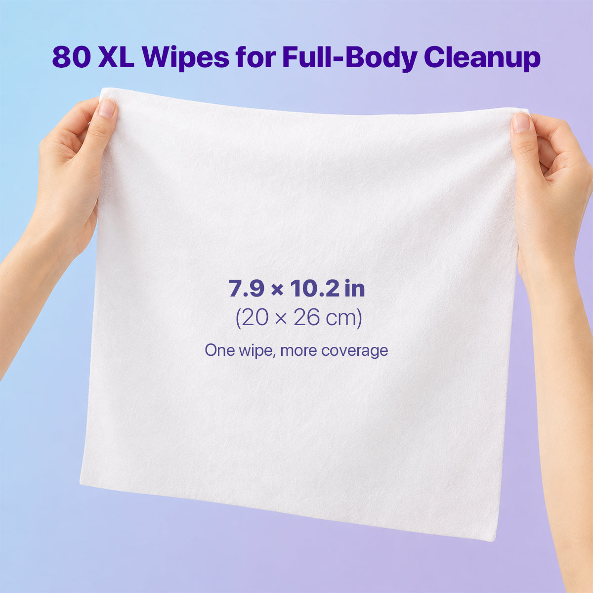 Modess Full Body Wipes 80CT, Fragrance Free