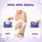 Modess Full Body Wipes 80CT, Fragrance Free