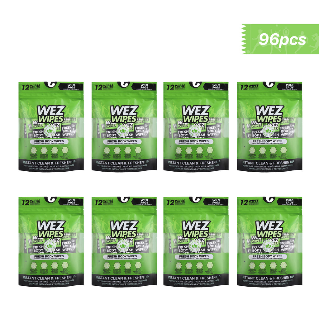 WEZ Wild Sage Body Wipes -12 Ct