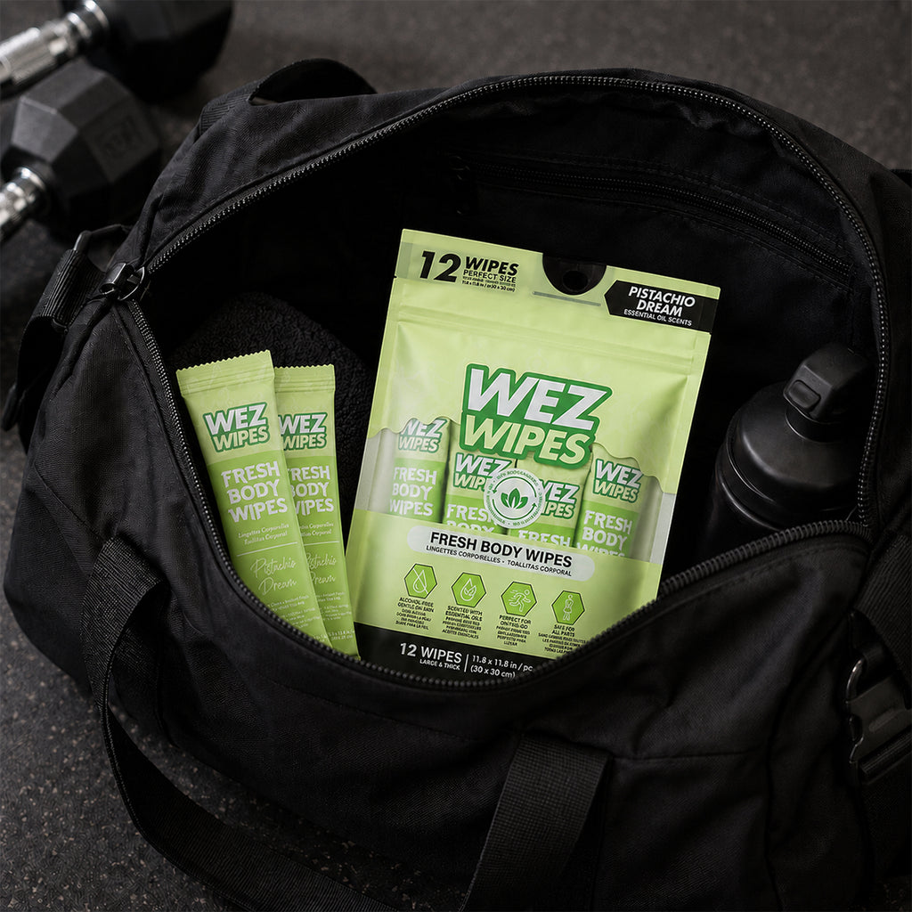 WEZ Pistachio Dream Body Wipes -12 Ct