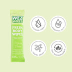 WEZ Pistachio Dream Body Wipes -12 Ct