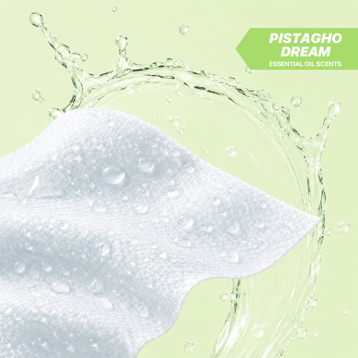 WEZ Pistachio Dream Body Wipes -12 Ct