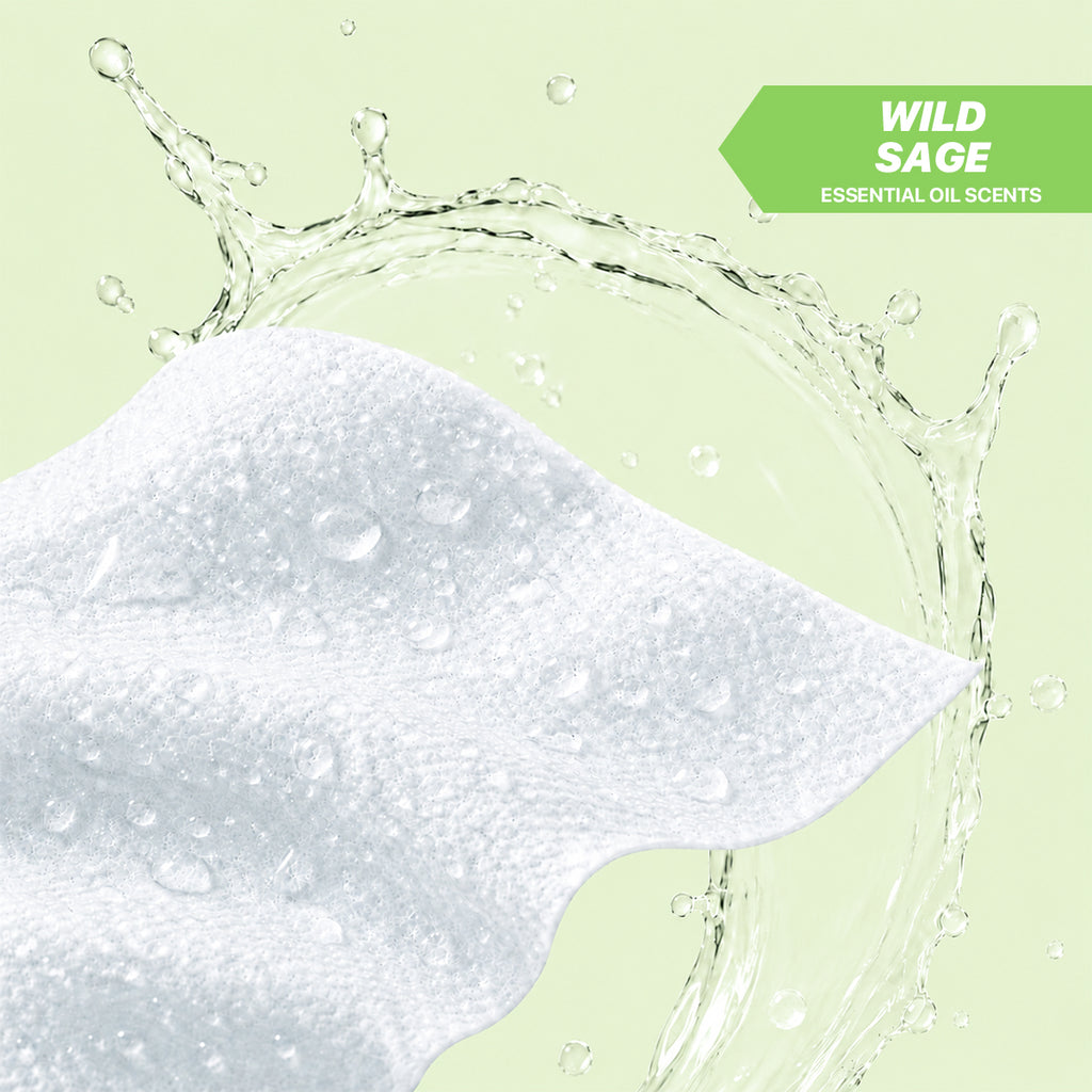 WEZ Wild Sage Body Wipes -12 Ct