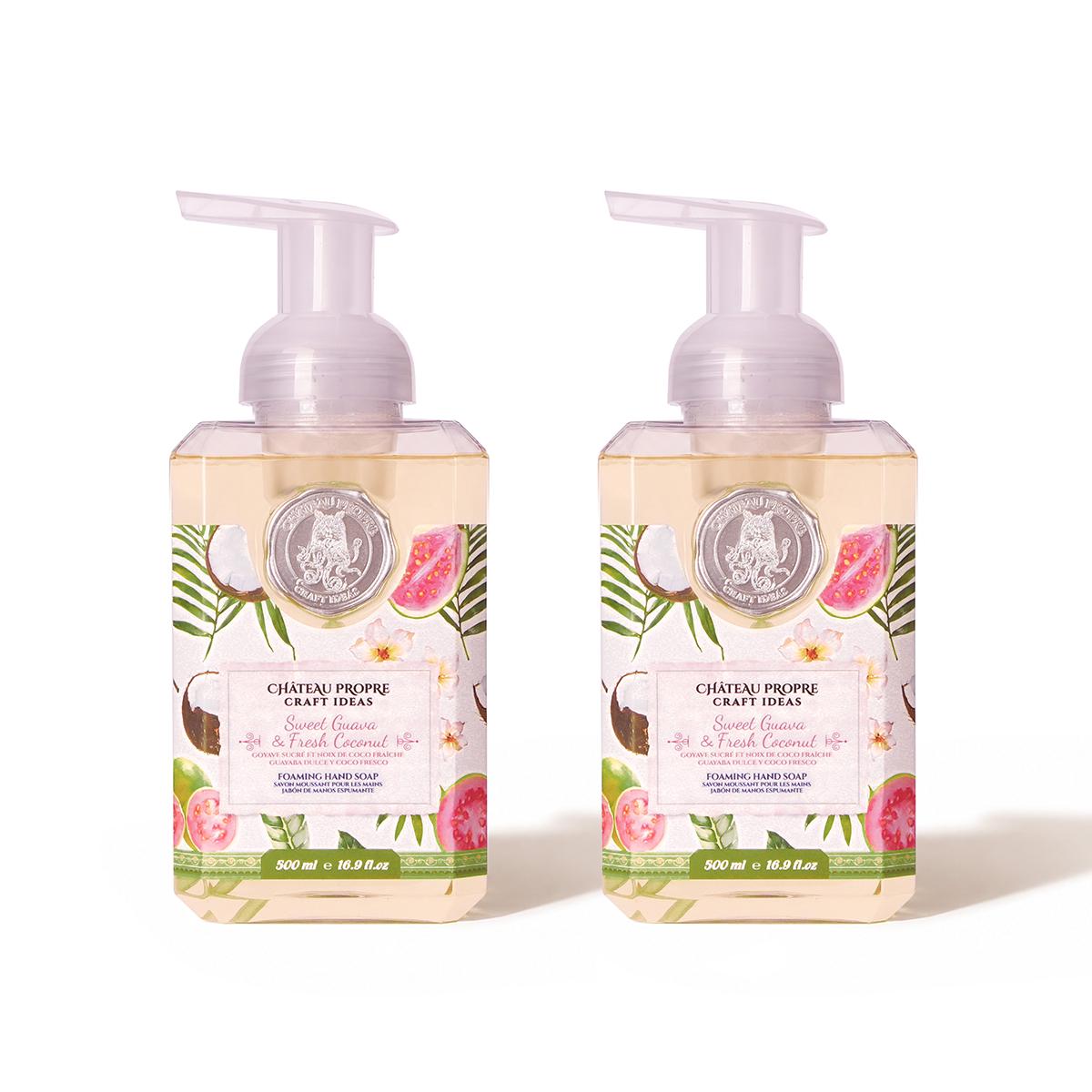 Chateau Propre Sweet Guava & Fresh Coconut Foaming Hand Soap 16.9 oz