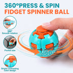 KRAZY Press & Spin Fidget Spinner Ball